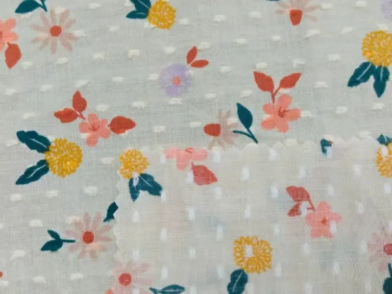 Small Floral Printed 100 Cotton Fabric 3 Small Floral Printed 100 Cotton Fabric 3
