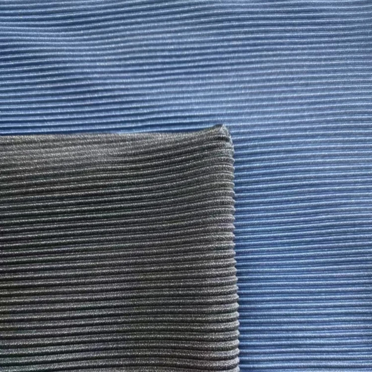 Silver Plisse Fabric